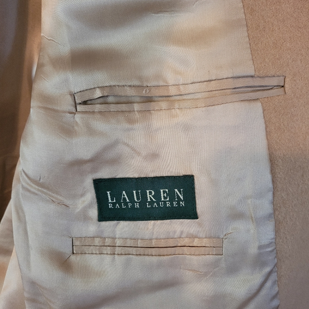 Lauren Ralph Lauren Camel Hair Mens Jacket - 44L.          O29 - Picture 9 of 11